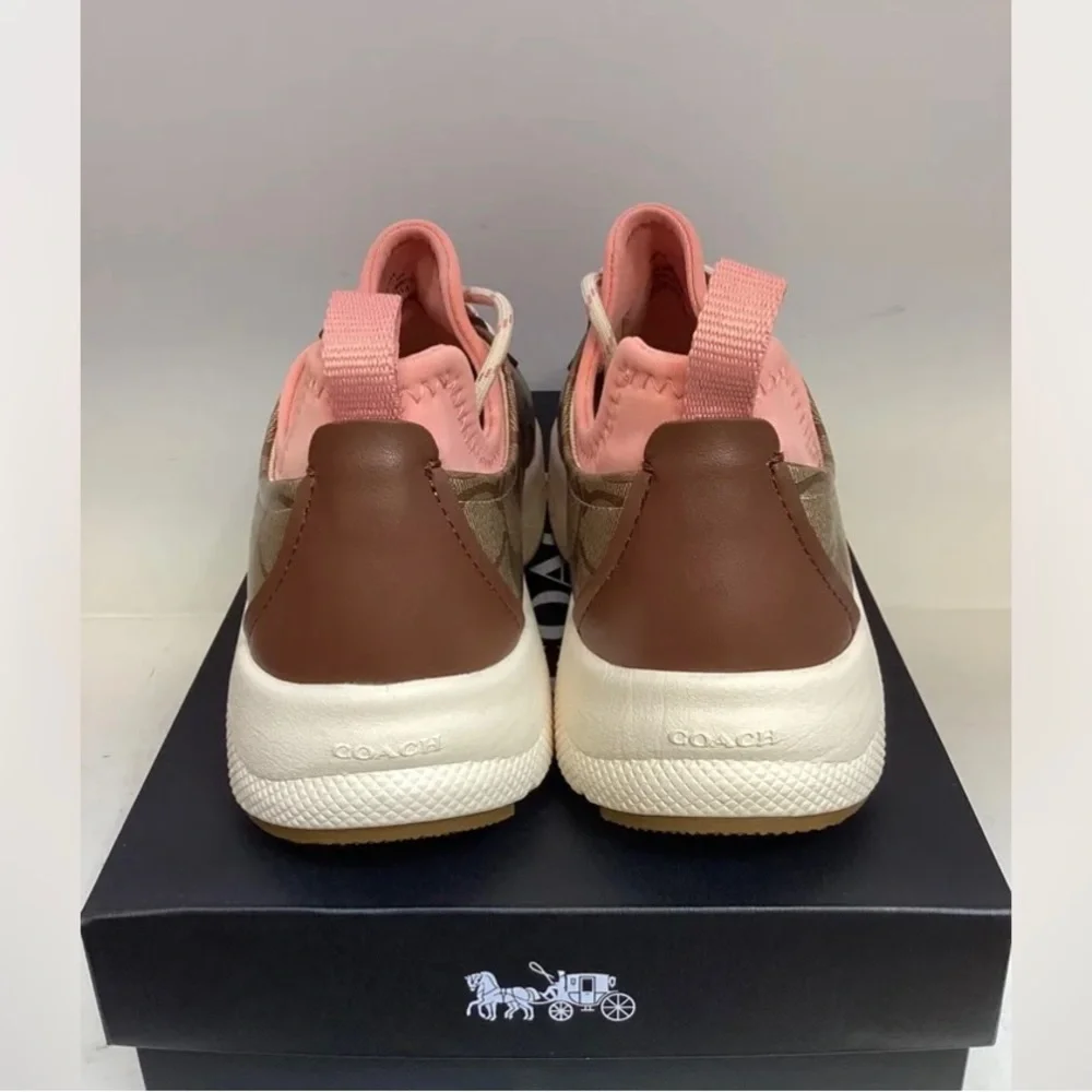 COACH C5774 C270 Tech Runners - Khaki/Saddle SIZE : 8.5 - Picture 7 of 10